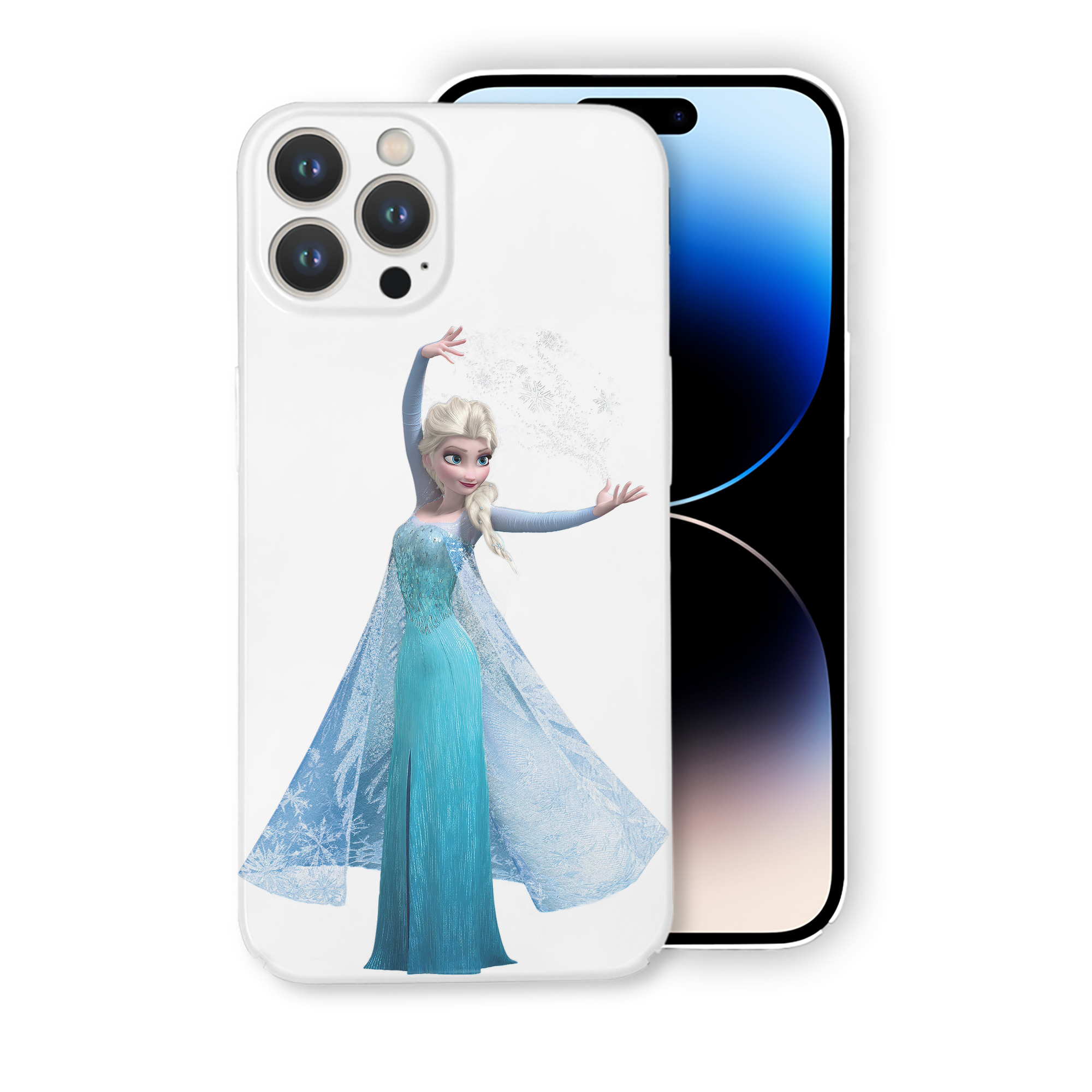 （画像用） アナと雪の女王 アンナ エルサ Frozen Anna Elsa 【iPhone 14シリーズ対応】ハードケース